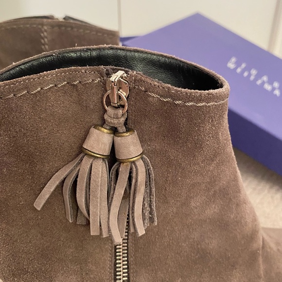 Stuart Weitzman Nuprancing Suede Bootie | Size 9.5 - Picture 3 of 7